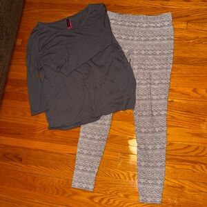 La SENZA Grey PJ Set